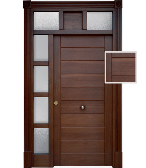 Puerta rústica Modelo E-1