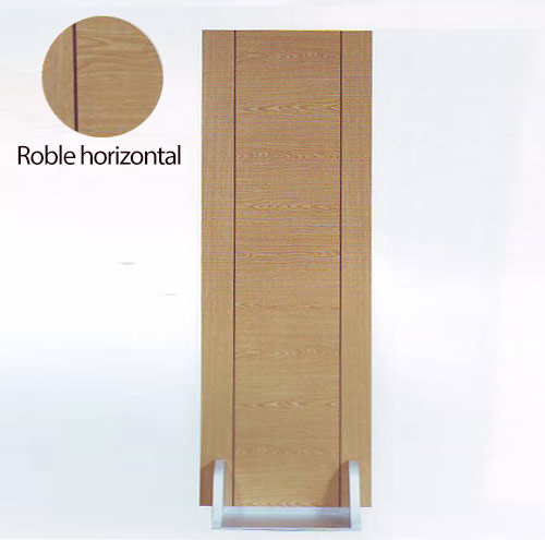Puerta de melamina Modelo Melamina Roble Horizontal 3