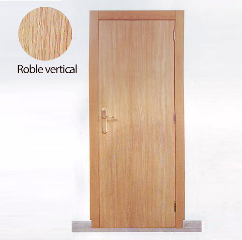 Puerta de melamina Modelo Melamina Roble Vertical 1